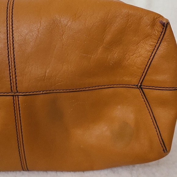 Vera Bradley Tan Leather Canyon Tote Bag - Picture 10 of 10